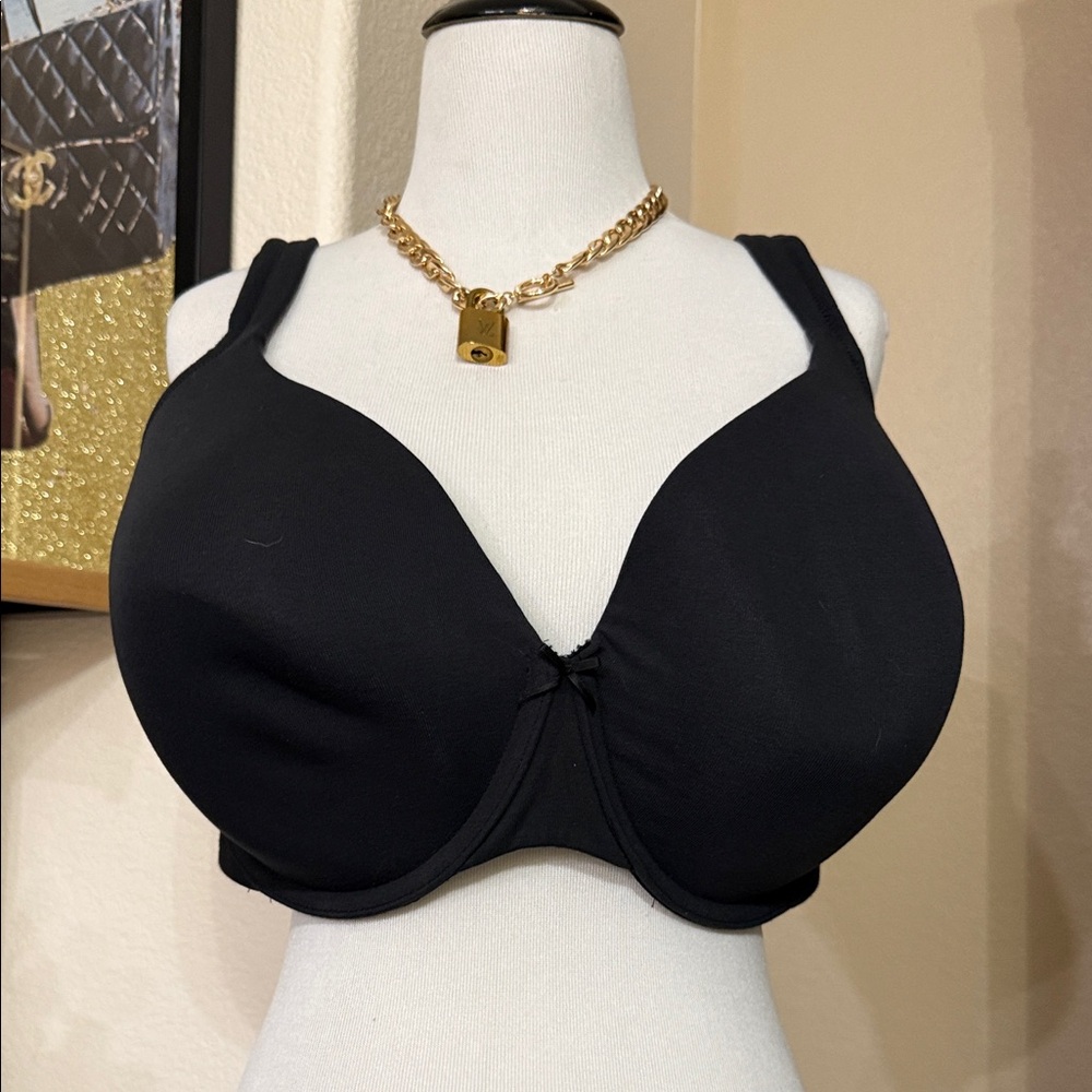 Cacique Classic Black Women's TShirt Bra with underwire and padding